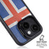 Iceland Flag Distressed iPhone 14 Plus Kickstand Case